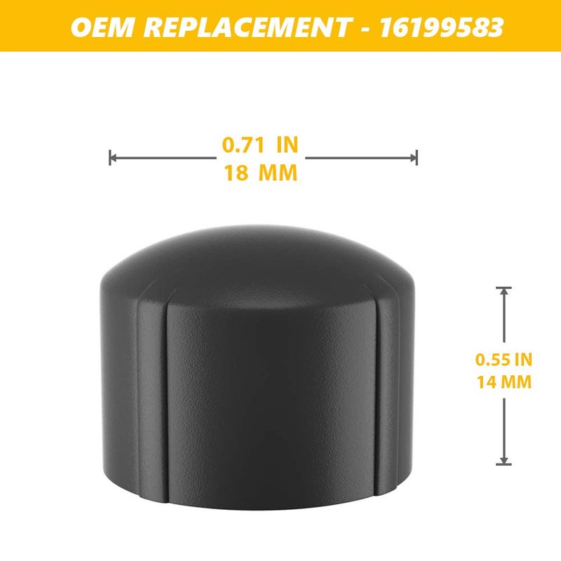 BASIKER Stereo Radio Knob Set 6 PCS for Select GM Vehicles Fix Broken GM Radio Knob - Image 3